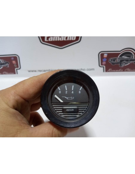 RELOJ MARCADOR PRESION DE ACEITE JAEGER 12 VOLTIOS