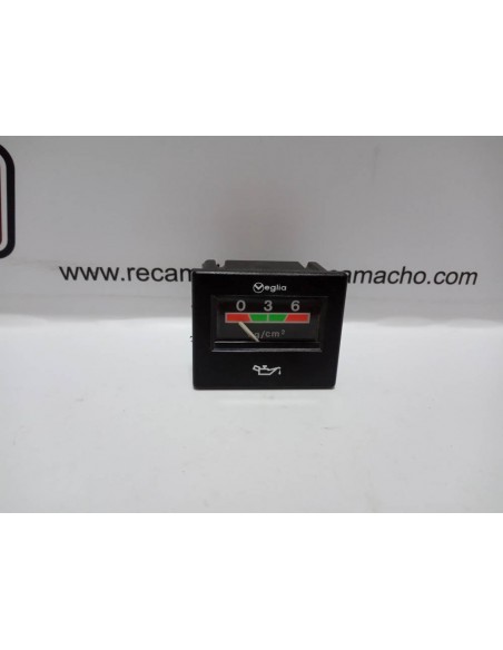 RELOJ INDICADOR PRESION DE ACEITE VEGLIA  12 VOLTIOS