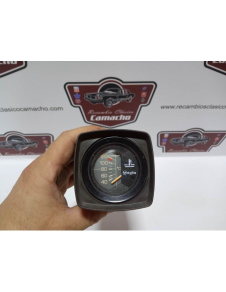RELOJ INDICADOR TEMPERATURA MOTOR CON CAPILLA