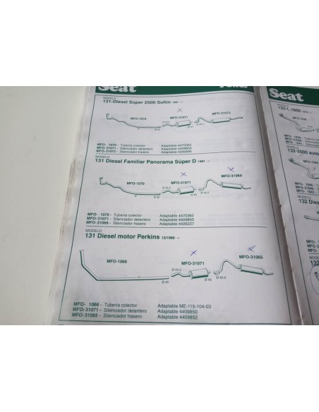 SILENCIOSO INTERMEDIO ESCAPE SEAT 131