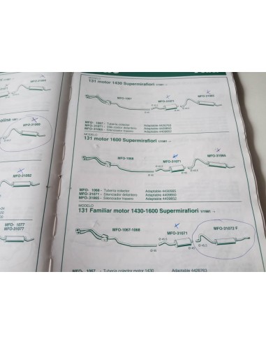 SILENCIOSO INTERMEDIO ESCAPE SEAT 131