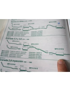 SILENCIOSO TRASERO ESCAPE FORD GRANADA 2.3 Y 2.8 2