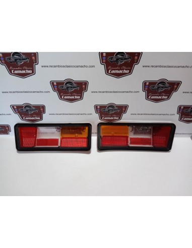 PAREJA TULIPA TRASERA SIMCA 1200 CROMADA