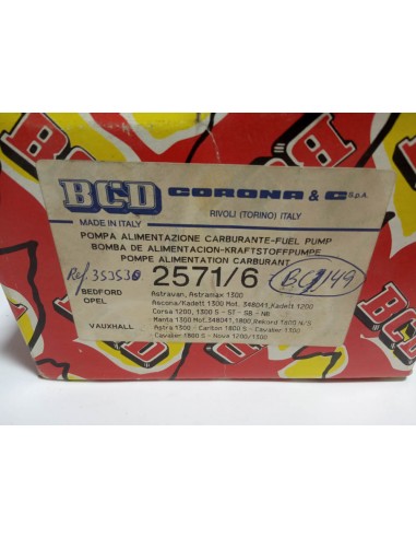 BOMBA DE GASOLINA OPEL CORSA,MANTA,KADETT Y ASCONA