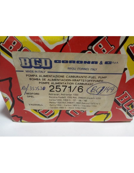 BOMBA DE GASOLINA OPEL CORSA,MANTA,KADETT Y ASCONA