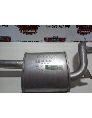 SILENCIOSO INTERMEDIO ESCAPE RENAULT FUEGO GTX Y TX