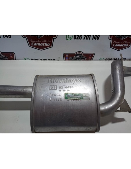 SILENCIOSO INTERMEDIO ESCAPE RENAULT FUEGO GTX Y TX