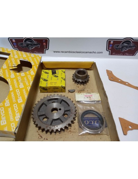 KIT DISTRIBUCION CADENA SEAT 127 ,FURA Y PANDA (PIÑON ALTO)