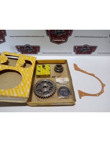 KIT DISTRIBUCION CADENA SEAT 127 ,FURA Y PANDA (PIÑON ALTO)