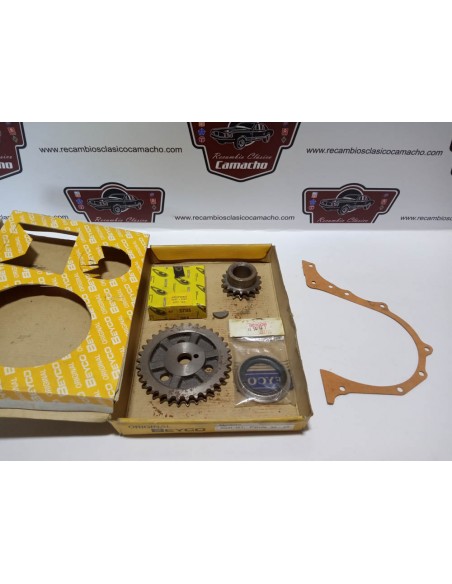 KIT DISTRIBUCION CADENA SEAT 127 ,FURA Y PANDA (PIÑON ALTO)
