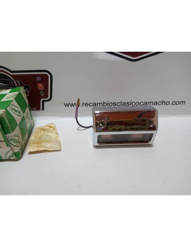 PILOTO MATRICULA CITROEN GS Y GSA CROMADO YORKA