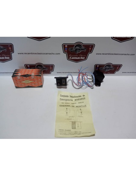 KIT INSTALACION LUCES EMERGENCIA WARNING 24 VOLTIOS