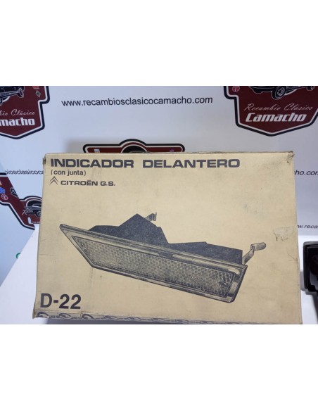 PILOTO DELANTERO IZQUIERDO CITROEN GS BLANCO-PLATEADO