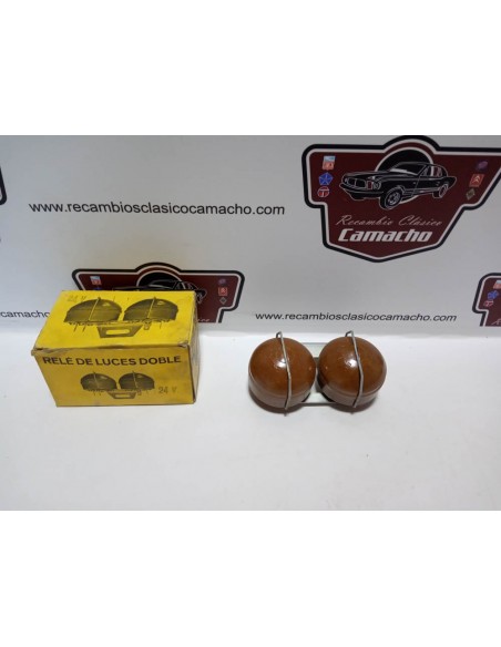 RELÉ DE LUCES DOBLE KLAM DE 24 VOLTIOS