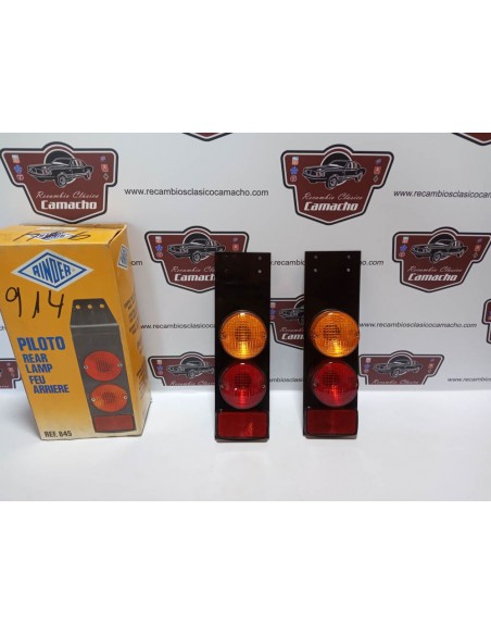 PAREJA PILOTO TRASERO COLGANTE RINDER CAMION CLASICO