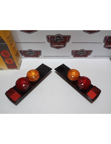 PAREJA PILOTO TRASERO COLGANTE RINDER CAMION CLASICO