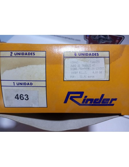 FARO DE TRABAJO RINDER H3 CON REJILLA PARA TRACTOR