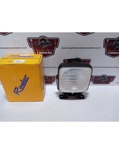 FARO DE TRABAJO RINDER F.E. CUADRADO SIN REJILLA PARA TRACTOR