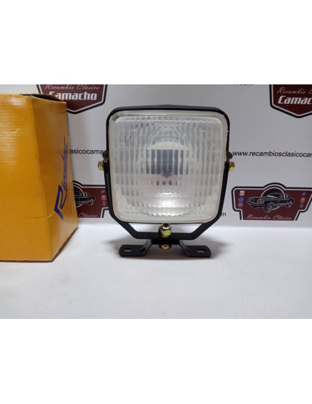 FARO DE TRABAJO RINDER F.E. CUADRADO SIN REJILLA PARA TRACTOR