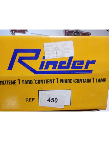 FARO DE TRABAJO RINDER F.E. CUADRADO SIN REJILLA PARA TRACTOR