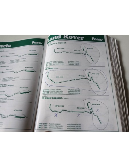 SILENCIOSO TRASERO ESCAPE LAND ROVER 88 Y 109