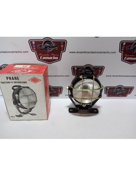 FARO DE TRABAJO RINDER REDONDO CON REJILLA TRACTOR O CAMION