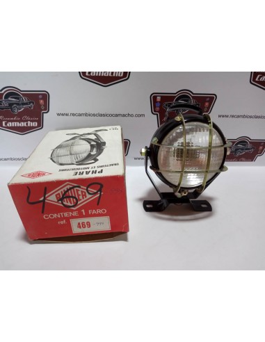 FARO DE TRABAJO RINDER REDONDO CON REJILLA TRACTOR O CAMION