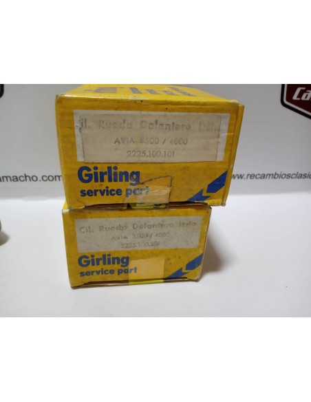 PAREJA BOMBIN FRENO RUEDA DELANTERA AVIA 3500 Y 4000