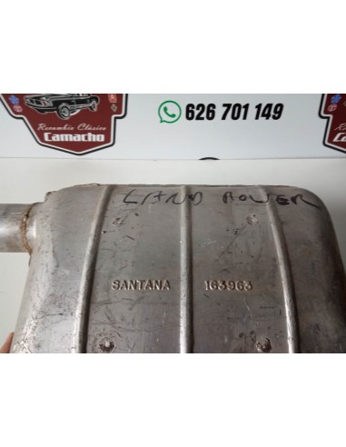 SILENCIOSO INTERMEDIO ESCAPE LAND ROVER SANTANA 6 CIL