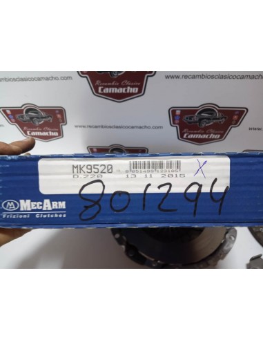 KIT EMBRAGUE FORD FIESTA XR2 , ESCORT XR3 Y ORION 1.6