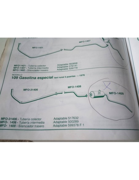 SILENCIOSO TRASERO ESCAPE LAND ROVER 109