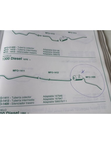 SILENCIOSO TRASERO ESCAPE LAND ROVER 109