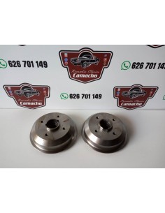 PAREJA TAMBOR DE FRENO TRASERO FORD FIESTA MK1 Y MK2