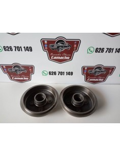 PAREJA TAMBOR DE FRENO TRASERO FORD FIESTA MK1 Y MK2 2