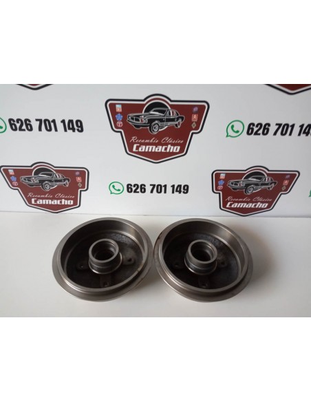 PAREJA TAMBOR DE FRENO TRASERO FORD FIESTA MK1 Y MK2