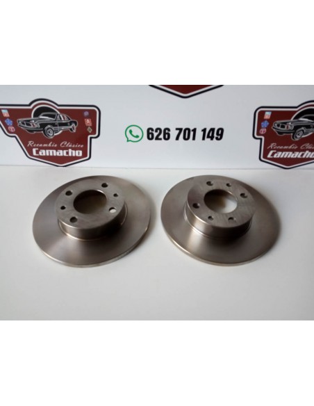 PAREJA DISCOS DE FRENO SEAT 124,131,127,132,128