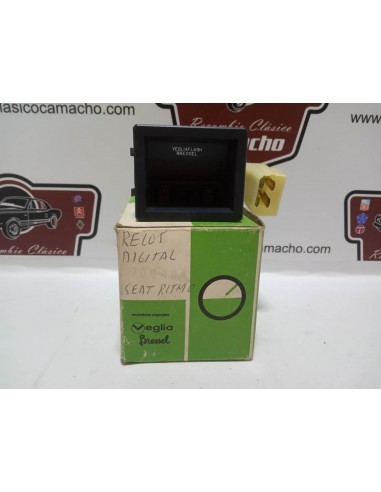 RELOJ HORARIO DIGITAL AZUL SEAT RITMO