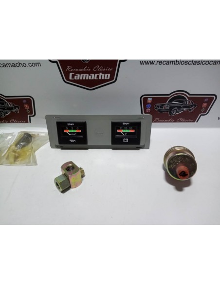 KIT MANOMETRO Y VOLTIMETRO VEGLIA PARA SEAT IBIZA Y MALAGA