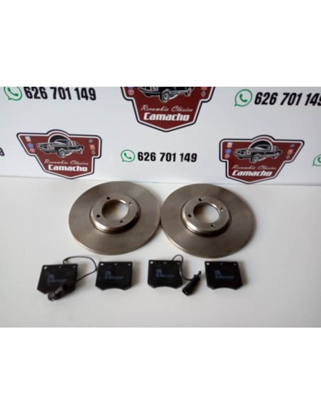 PAREJA DISCO DELANTEROS Y PASTILLAS FRENO FORD CAPRI 2.0
