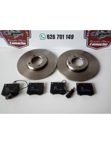 PAREJA DISCO DELANTEROS Y PASTILLAS FRENO FORD CAPRI 2.0
