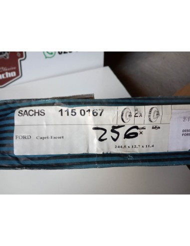 PAREJA DISCO DELANTEROS Y PASTILLAS FRENO FORD CAPRI 2.0