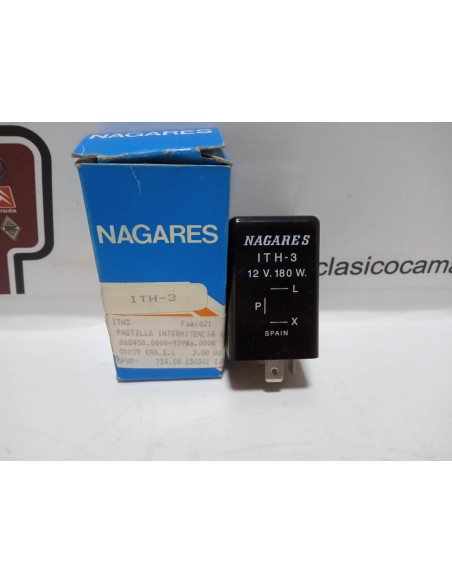RELÉ PASTILLA INTERMITENCIA 12 V NAGARES ITH-3