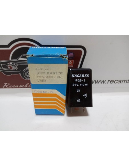 RELÉ PASTILLA DE INTERMITENCIA 24 VOLTIOS 110 W