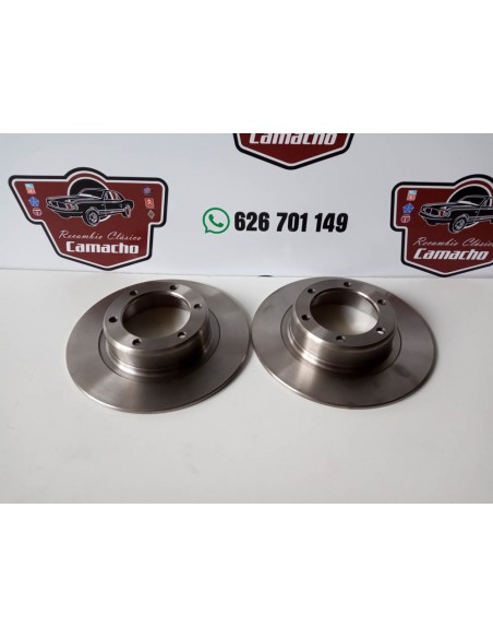PAREJA DISCOS FRENO CITROEN 2CV,DYANE,MEAHRI ETC