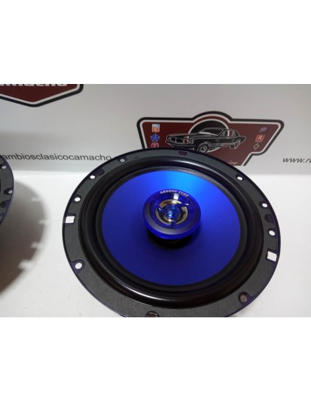 PAREJA ALTAVOCES 120W CON TAPAS TAMAÑO 6,5"