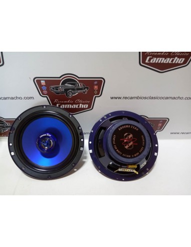 PAREJA ALTAVOCES 120W CON TAPAS TAMAÑO 6,5"