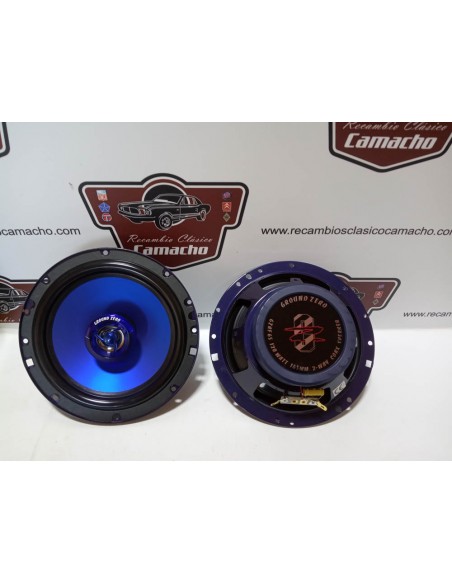 PAREJA ALTAVOCES 120W CON TAPAS TAMAÑO 6,5"