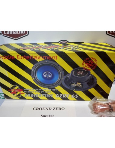 PAREJA ALTAVOCES 120W CON TAPAS TAMAÑO 6,5"