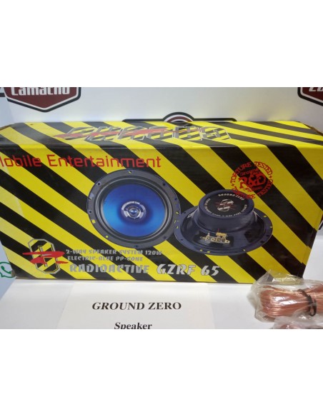 PAREJA ALTAVOCES 120W CON TAPAS TAMAÑO 6,5"