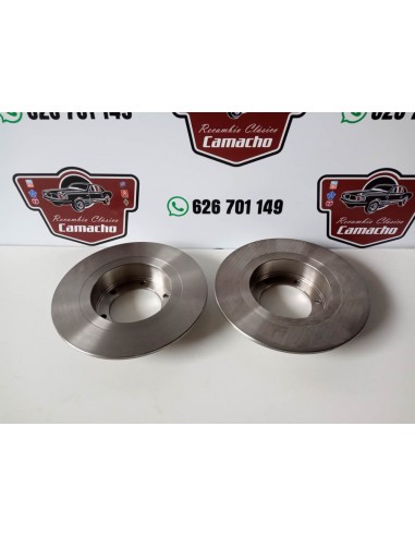 PAREJA DISCOS FRENO CITROEN 2CV,DYANE,MEAHRI ETC